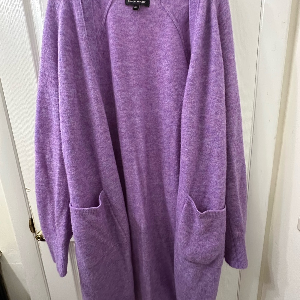 Banana Republic Lavender Cardigan